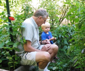 Grandpa, Liam September 2008