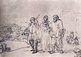 Road to Emmaus, Rembrandt