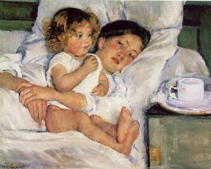 Breakfast in Bed, Mary Cassatt, 1897