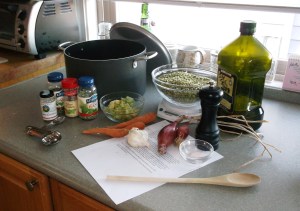 Preparing Split Pea Soup