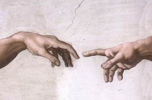 Hands of God and Adam Creation, Michangelo 