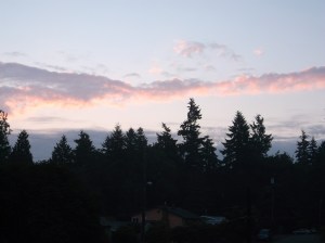 Sunrise, Edmonds WA, July 5, 2013 Ruth Jewell 