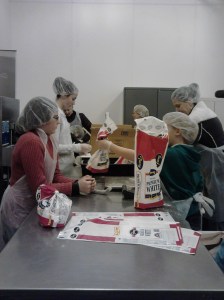 Working in a Food Bank