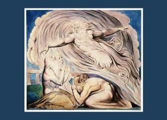 God Speaks to Job out of the whirlwind William Blake, 1757-1827 